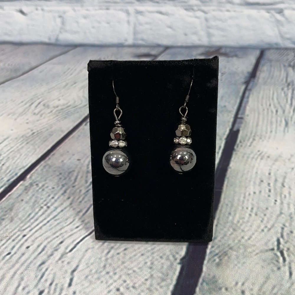 Black earrings